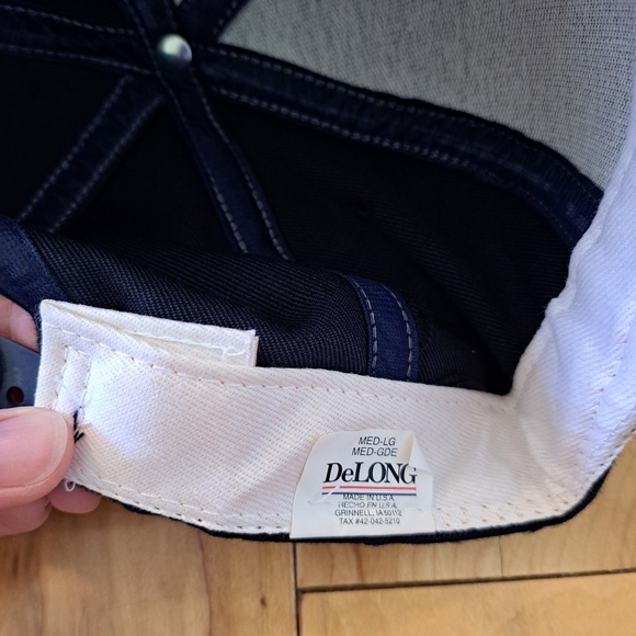 NEW Vintage American Legion Baseball Cap Snap Back DELONG USA Made Medium-Large - Picture 8 of 9